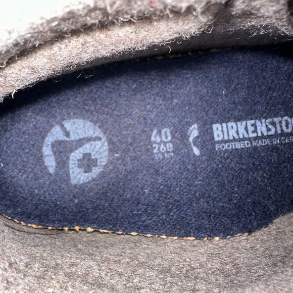 Birkenstock Honnef High Nubuck Leather Oiled Gray Taupe Unisex Ankle Boots - Picture 5 of 5